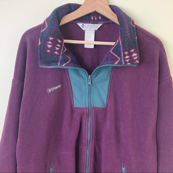 Vintage Retro Columbia Fleece Zip-Up | Men’s Size Large - Picture 3 of 11